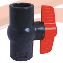 UPVC Compact Ball Valve Socket Connector 
