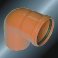 Din Drainage Upvc Elbow90° Rubber spigot Grey Color 